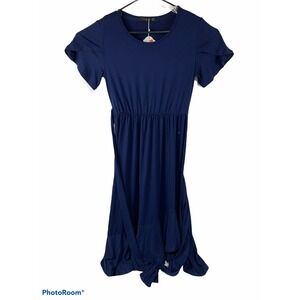 NWT‎ Levaca Womens Small Blue Dress